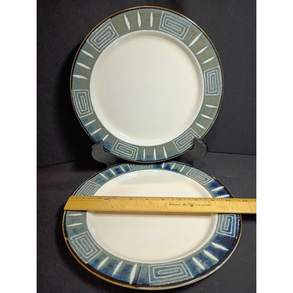 Mikasa Firesong HP300 6 Pc Plate Set Service for 2 Dinner Salad Bread Japan